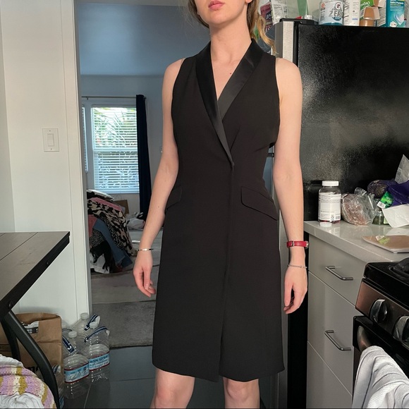 NWT HM PREMIUM DRESS BLAZER DRESS VEST - Picture 5 of 6